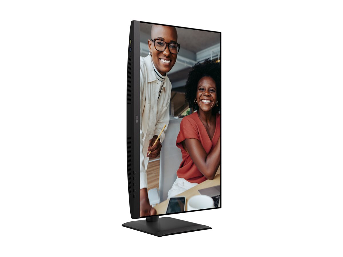 AOC U27E4CV 27inch 3840x2160 60Hz IPS Flat H/A 150MM USB C DOCKING 90W Adaptive Sync EyeComfort 3.0 USB HUB SPEAKER