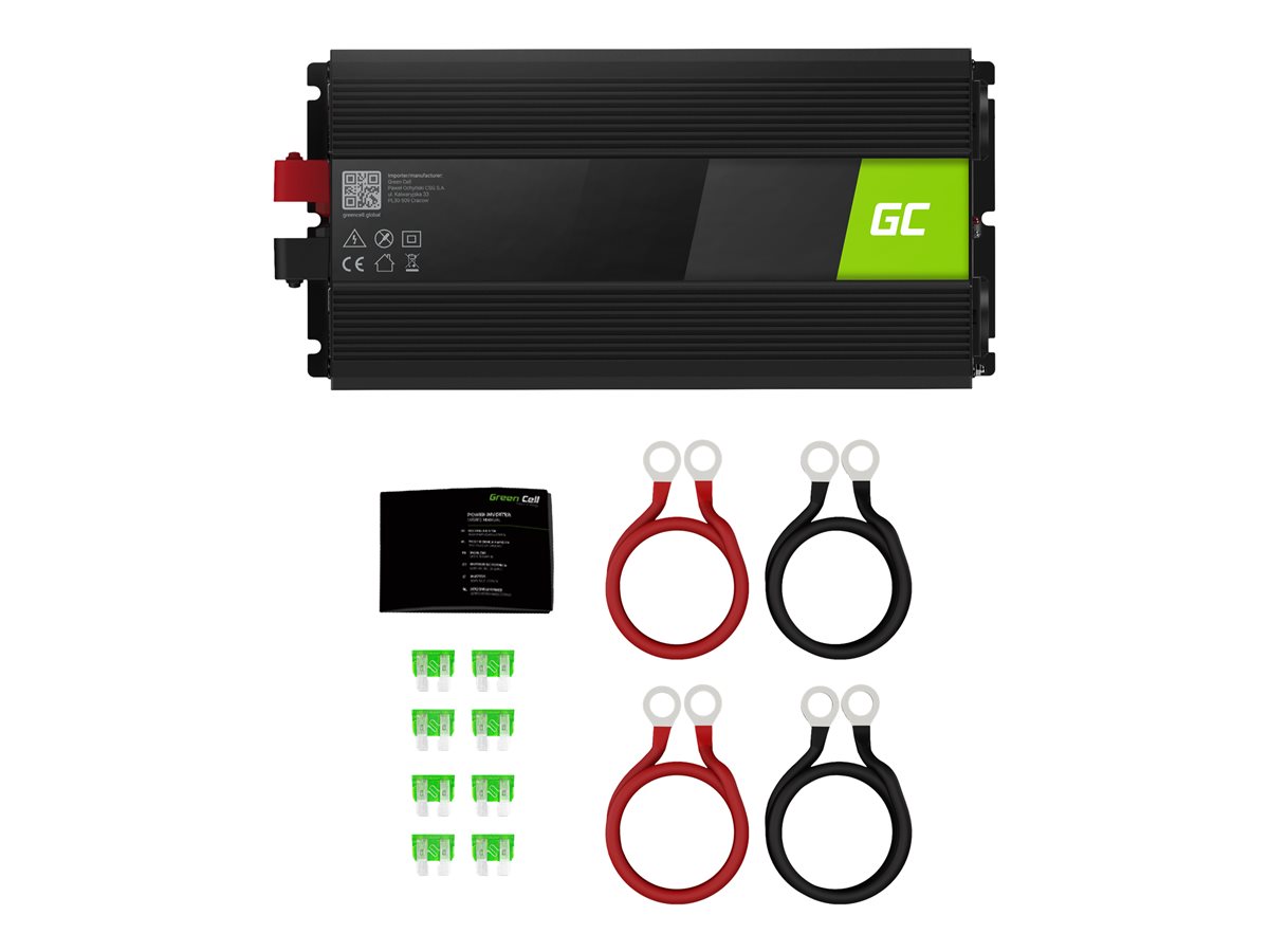 GREENCELL Car Power Inverter converter 12V to 230V 2000W/4000W Pure sine
