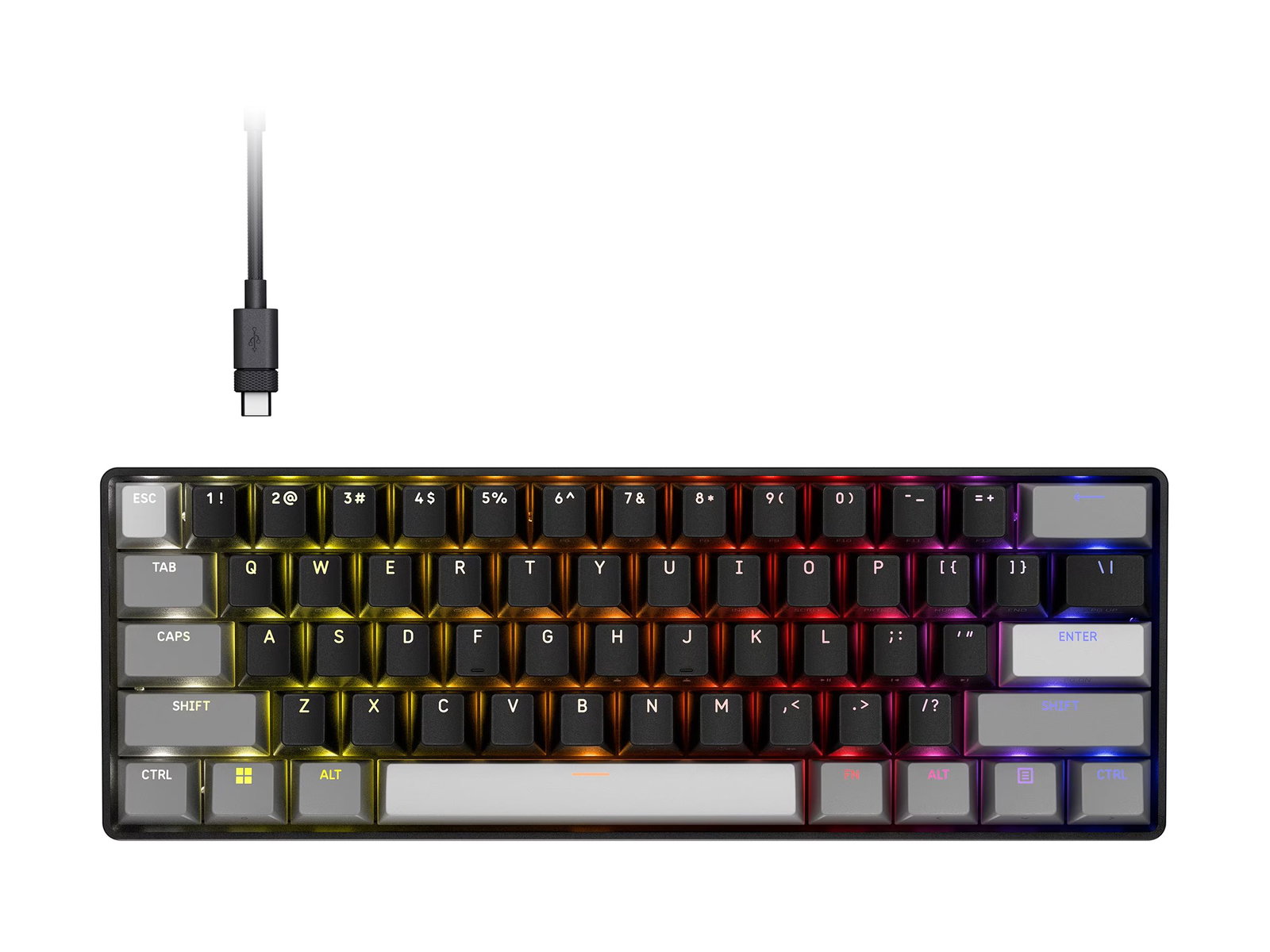 CORSAIR CLIPPER PRO MINI 60 Hall Effect Gaming Keyboard Black