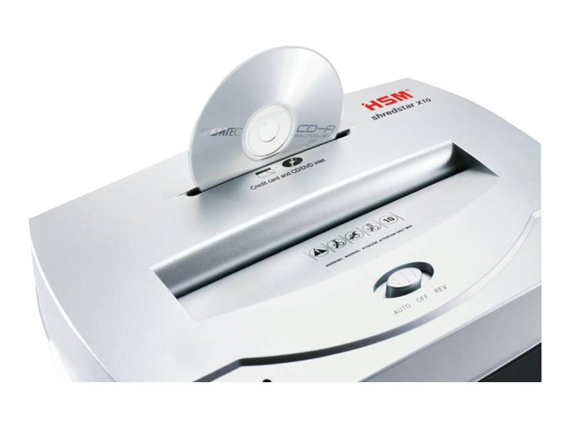 HSM 1045111 HSM Shredstar X10 - cross cut 4,5x35mm/ 10 sheets 80 g/ 20 l bin/ P-4
