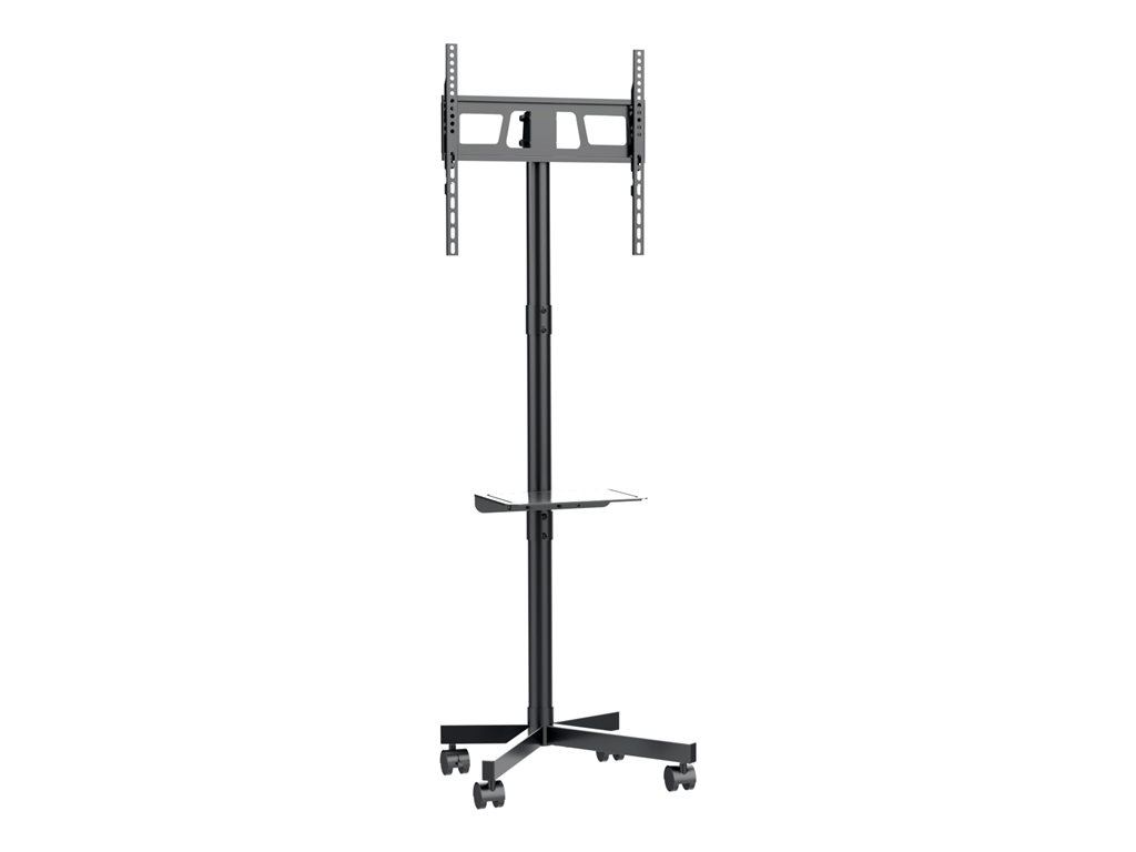 GEMBIRD TV floor stand with caster wheels tilt 32-55inch
