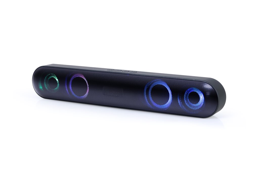 GEMBIRD BT soundbar with LED light effect black