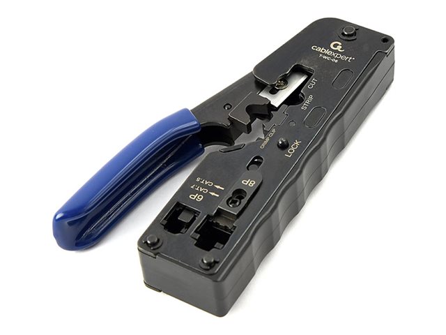 GEMBIRD CAT.7 LAN pass-through plug crimping tool 8P8C 6P6C blue