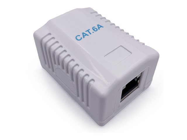 GEMBIRD CAT6A FTP single port surface mount box