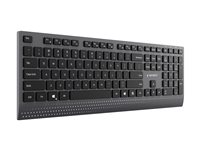 GEMBIRD Slim wired multimedia keyboard with Type-C adapter US layout
