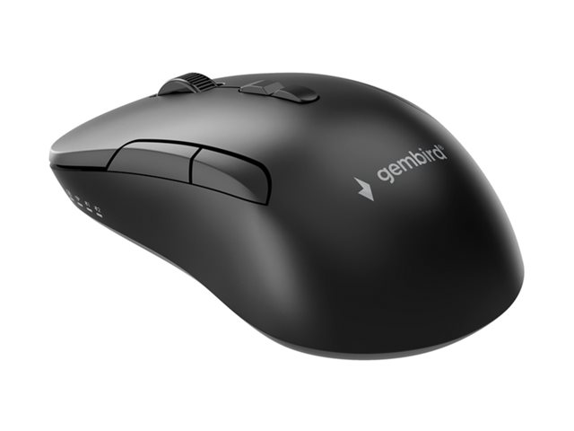 GEMBIRD Dual-mode 7-button wireless mouse 2.4G + BT black