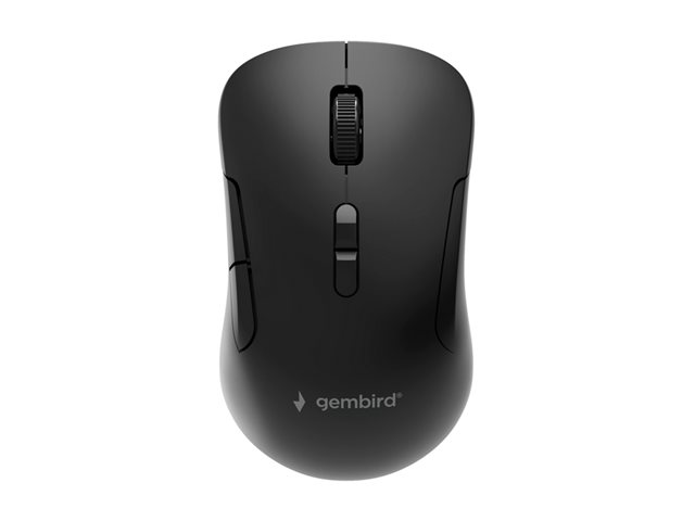 GEMBIRD Dual-mode 7-button wireless mouse 2.4G + BT black