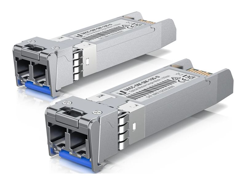 UBIQUITI UACC-OM-SM-10G-D-2 OPTICAL MODULE SINGLE-MODE MODULE 10GBPS 2-PACK