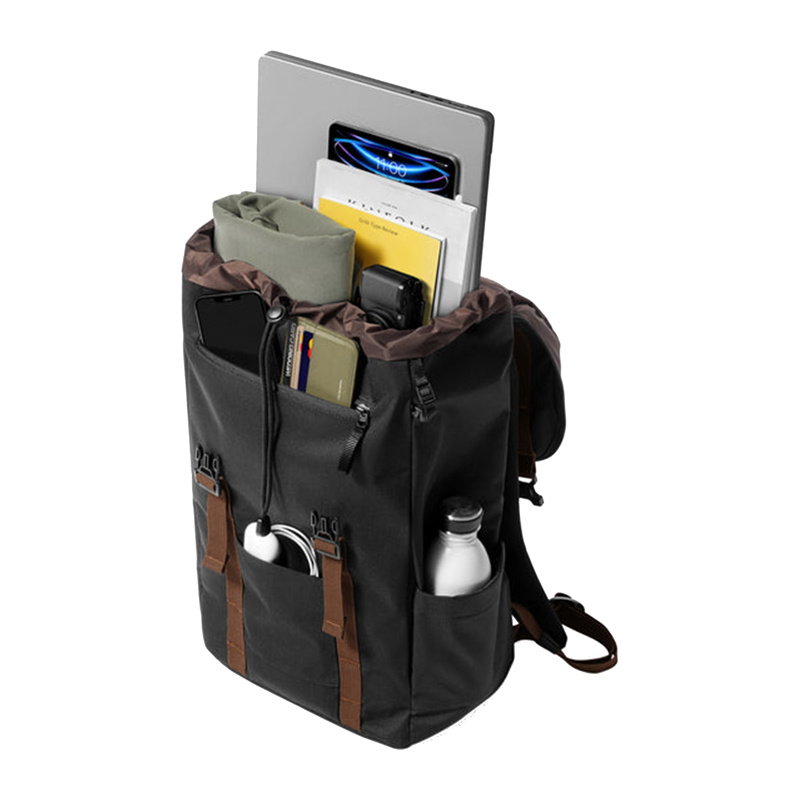 Laptop backpack Tomtoc VintPack-TA1,15,6/22L 15,6 (black)