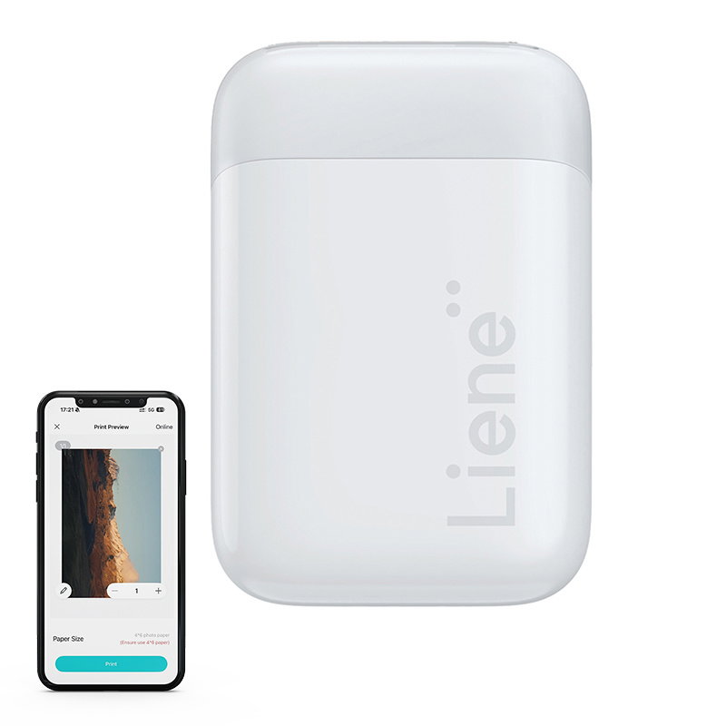 Liene Pearl 2x3 Portable Photo Printer (White)