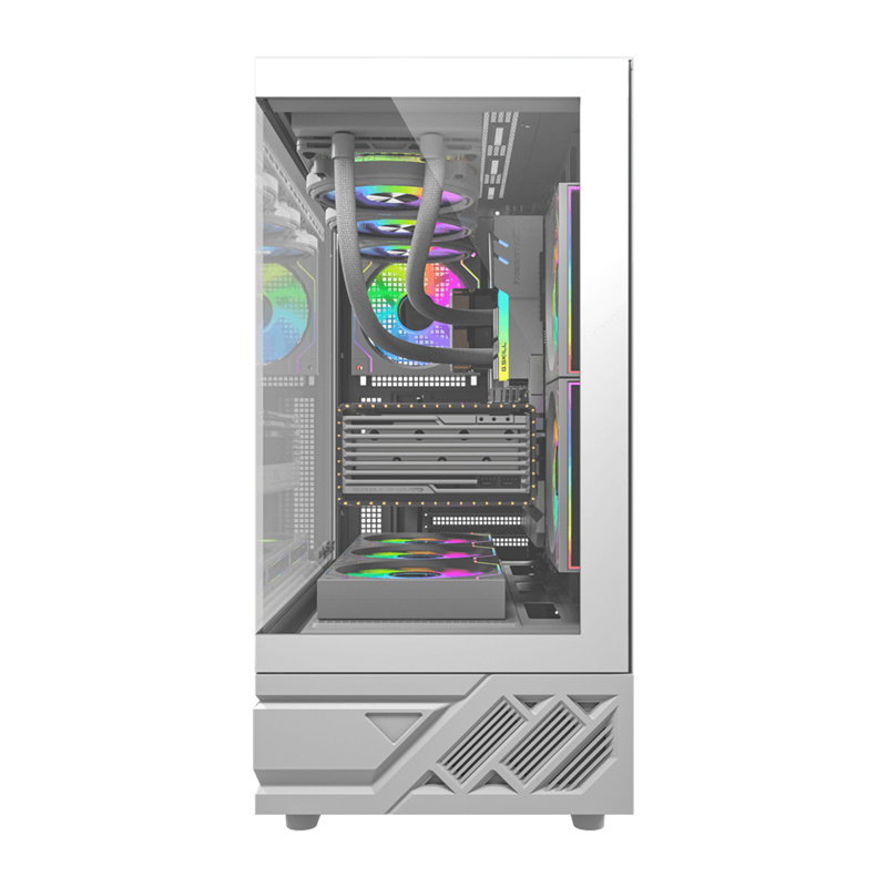 DarkFlash DS950 computer case (white) + 6 fans