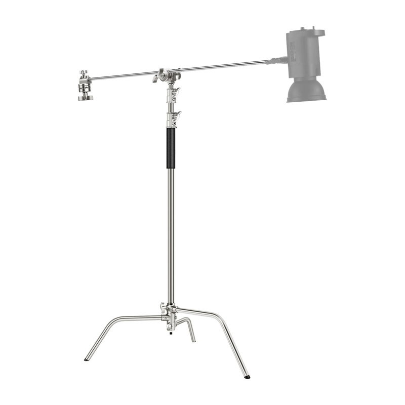 NEEWER SC320 320 cm Stainless Steel C-Frame Stand with Extension Arm