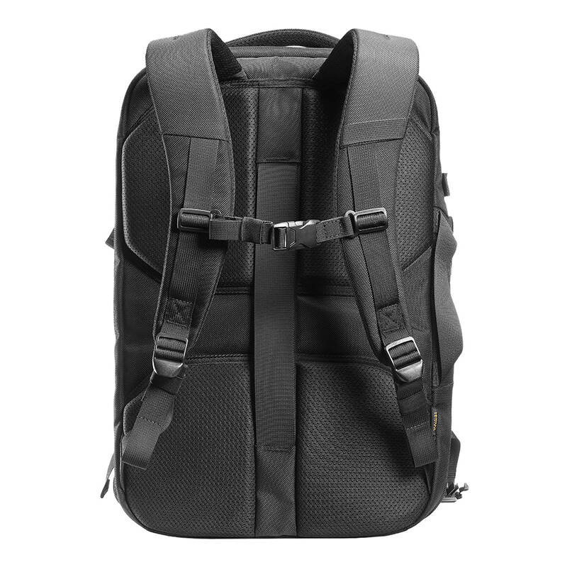 Tomtoc Navigator-T66 17/40L Travel Laptop Backpack (Black)