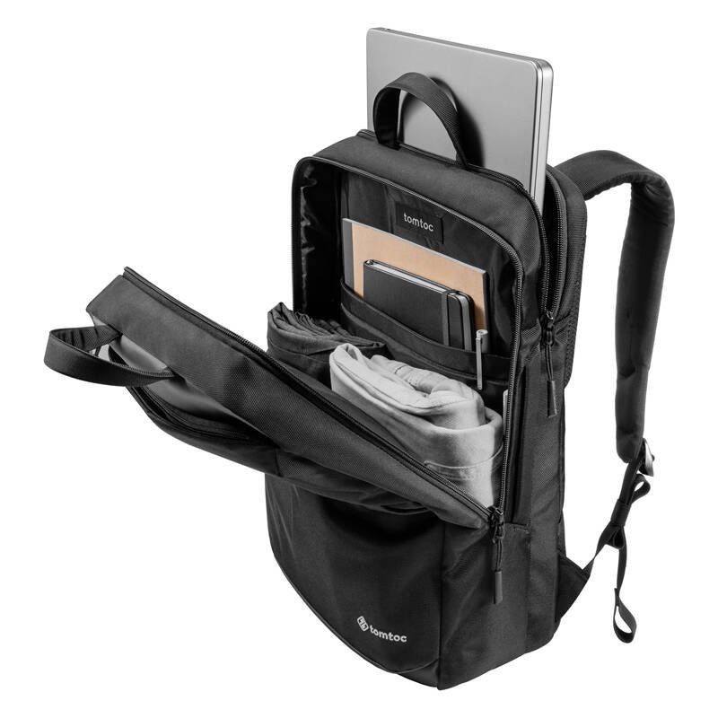 Tomtoc Explorer-T71 travel laptop backpack, 15,6/24l (black)