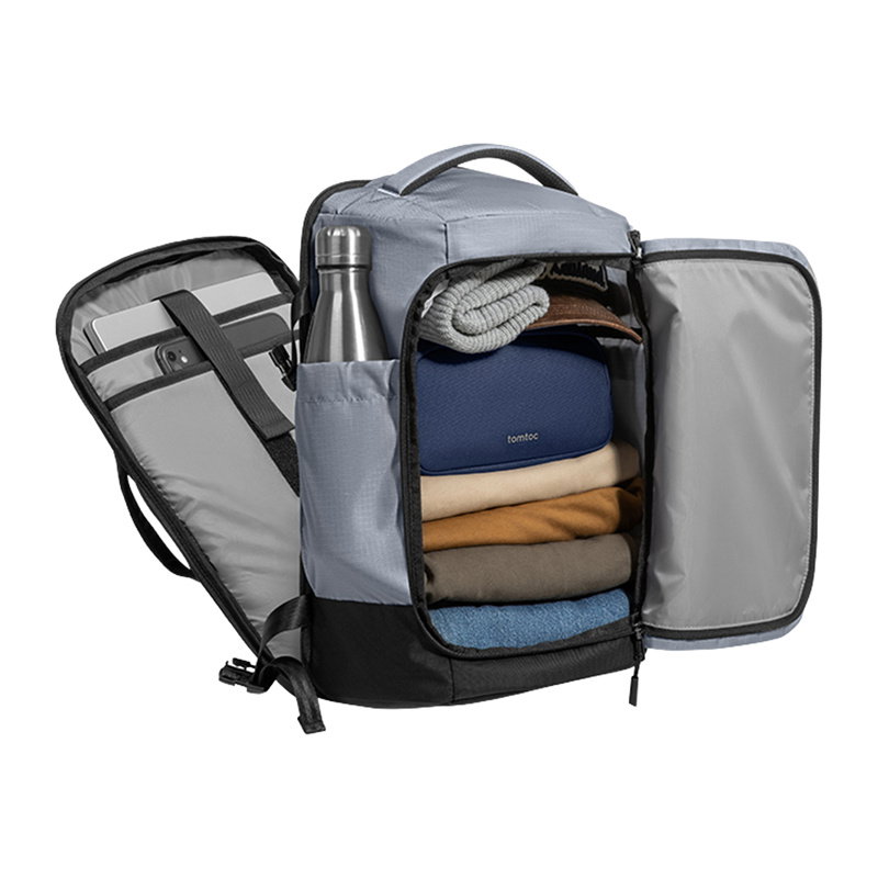 TOMTOC Navigator-T66 Liteway Travel Backpack 28L (Light Gray)