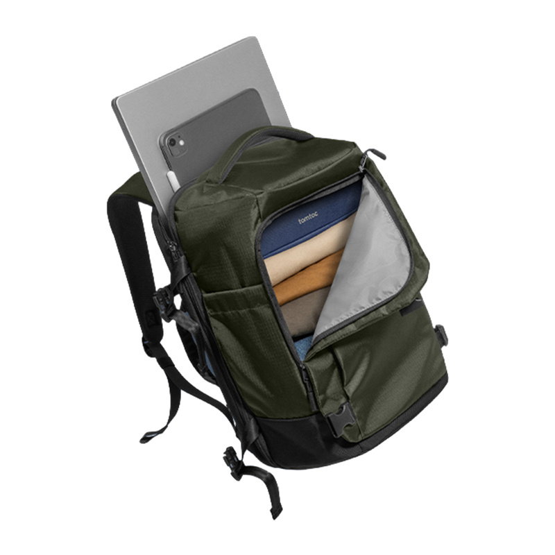TOMTOC Navigator-T66 Liteway Travel Backpack 15.6/28L (green)