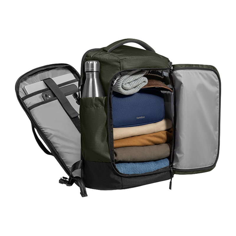 TOMTOC Navigator-T66 Liteway Travel Backpack 15.6/28L (green)