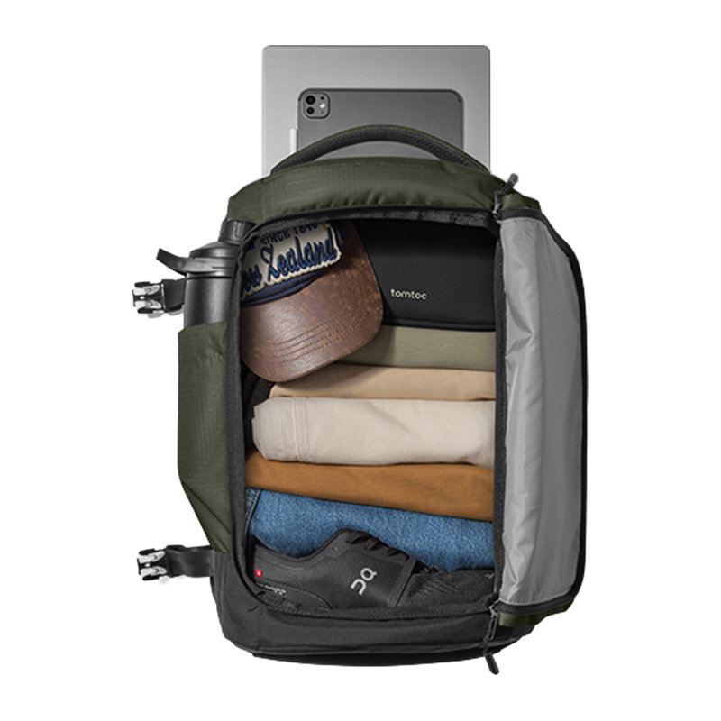 TOMTOC Navigator-T66 Liteway Travel Backpack 15.6/28L (green)