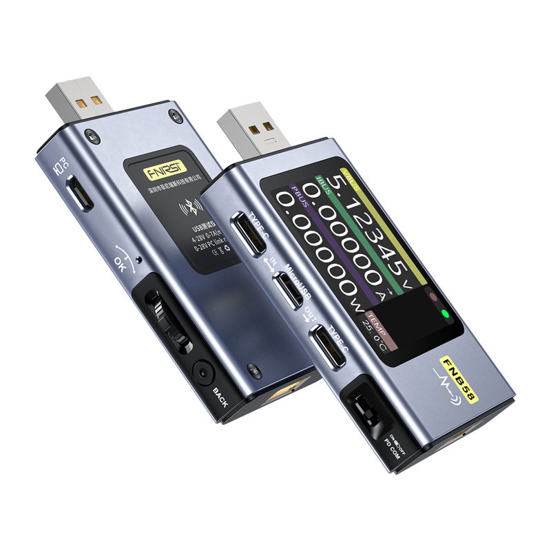 FNIRSI FNB58 BT USB port tester with Bluetooth