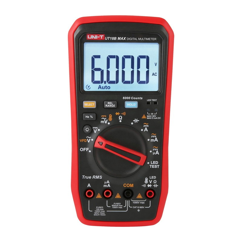 Uni-T True RMS UT18B MAX Digital Multimeter