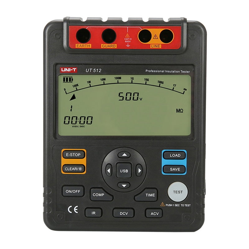 Uni-T UT512 High-Voltage Insulation Resistance Tester
