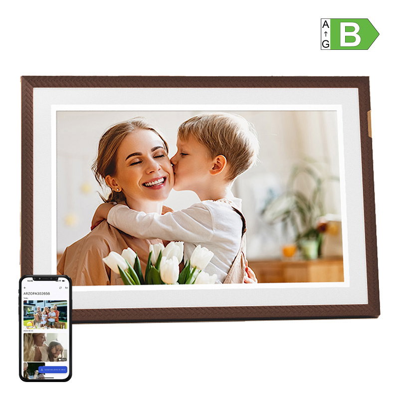 Arzopa D10 10.1 digital frame (dark brown)