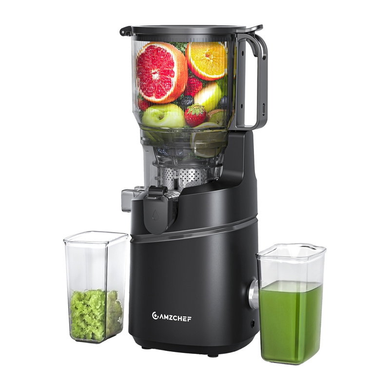 AMZCHEF SJ-036CBK Slow Juicer (Black)