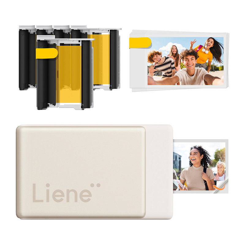 Liene Pearl N200 Pro 2x3 Portable Photo Printer Kit (Gold)