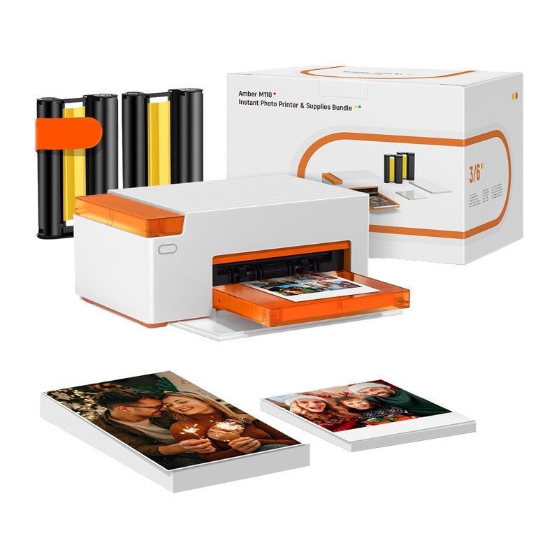 Liene Amber M110 4x6 Portable Photo Printer with 60 sheets of 4x6 photo paper