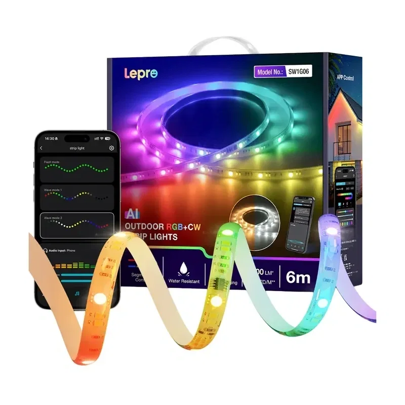LEPRO SW1-6 RGB Smart LED Strip, 6 m