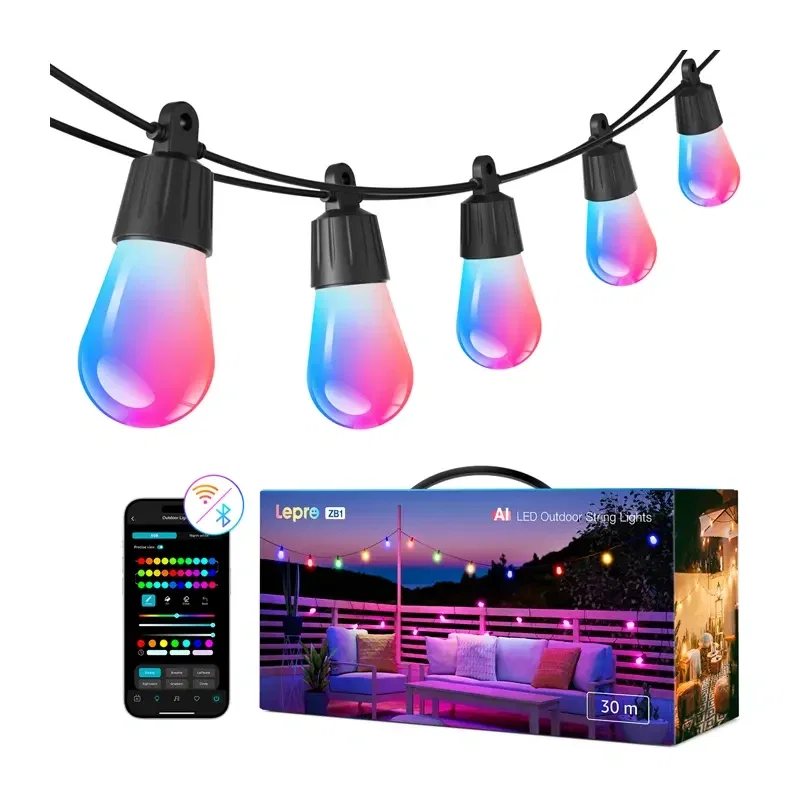 LEPRO ZB1-30 Wi-Fi String Lights, 30 m