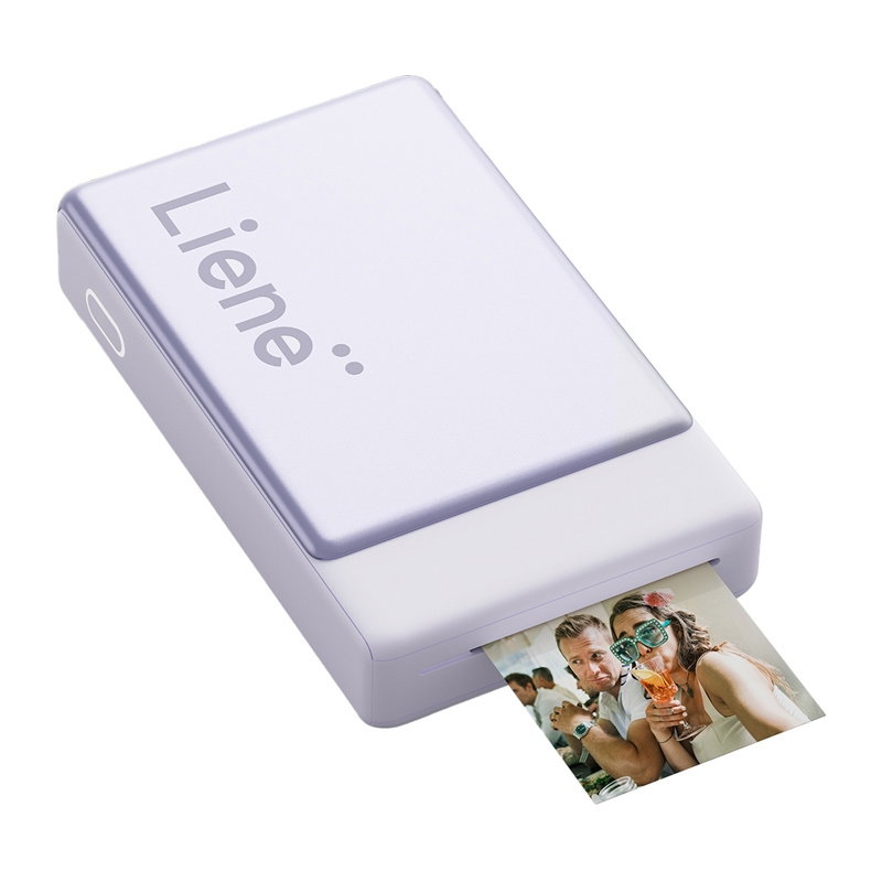LIENE Pearl N200 Pro 2x3 Portable Photo Printer (Purple)