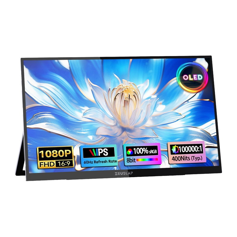 ZEUSLAP OL133ED Portable Monitor with a 13.3 Touchscreen