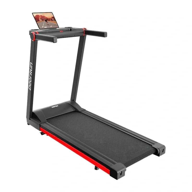 DeerRun A1 Pro Foldable Electric Treadmill (Black and Red)