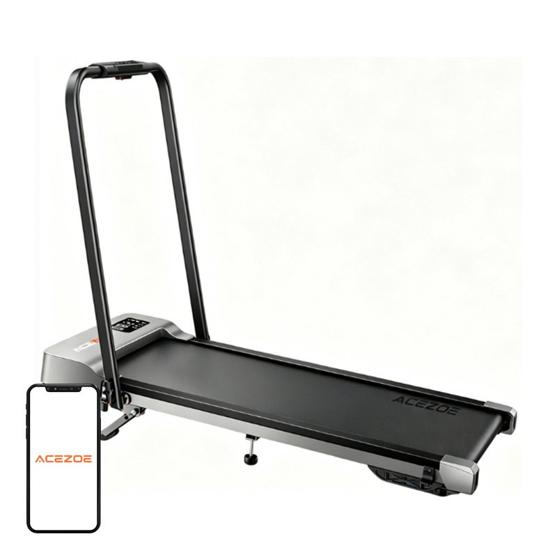 ACEZOE P12 Foldable Electric Treadmill (Black and Gray)
