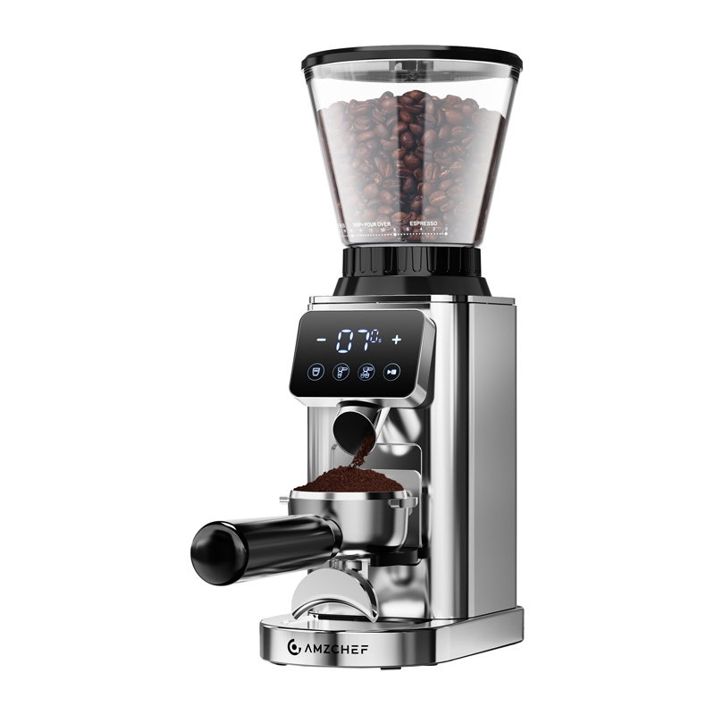 AMZCHEF CE-CG209-SV Coffee Grinder (Silver)