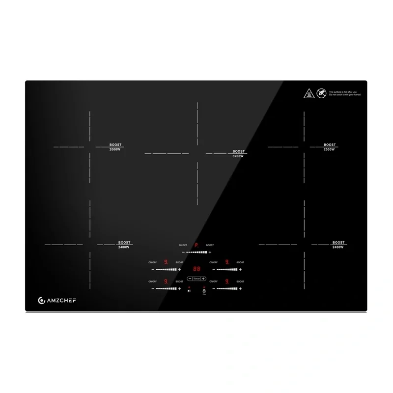 AMZCHEF CE-FS-I95S-GFFDD0 5-zone induction cooktop
