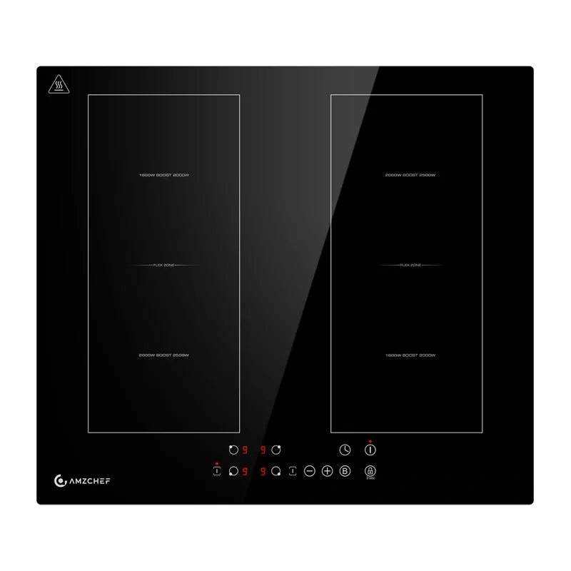 AMZCHEF CE-FS-I72S-FFDD06 Induction Cooktop, 4 zones