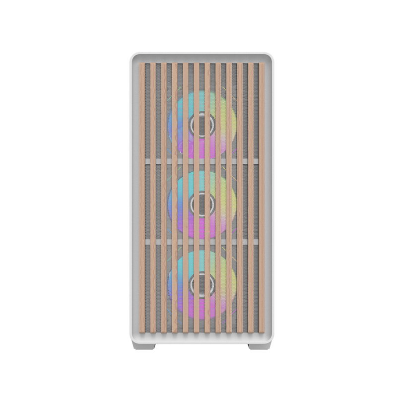 Darkflash DS900WD ATX computer case (White) + 4 fans