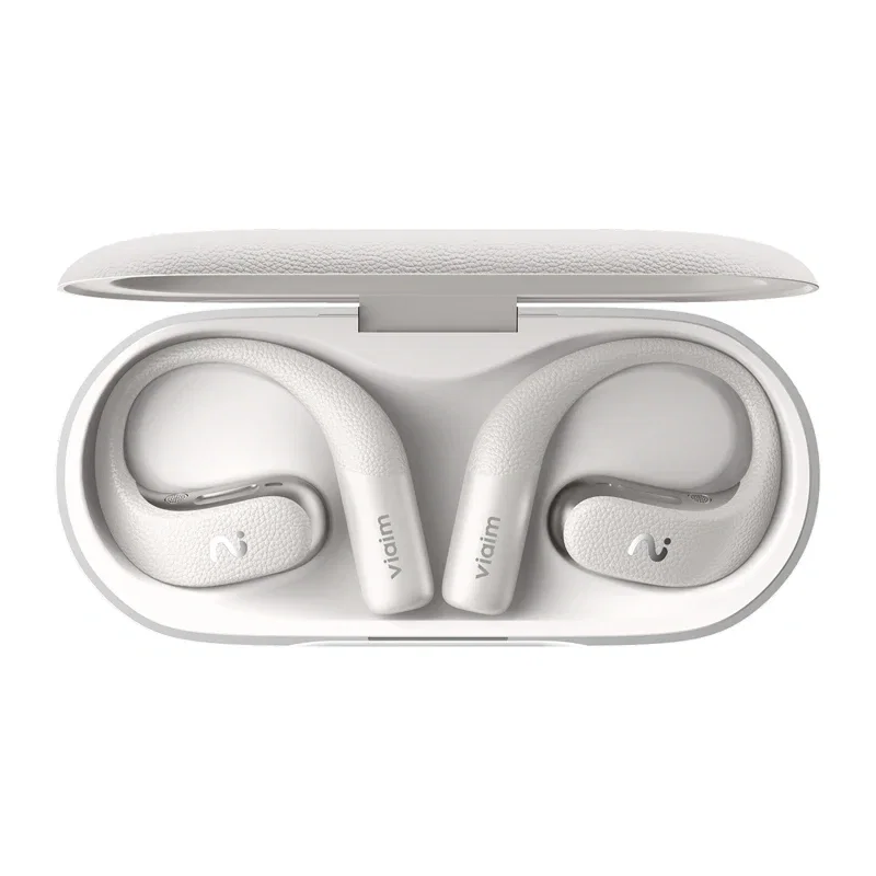 VIAIM Open Note AI Earbuds with Voice Recorder (Gray)
