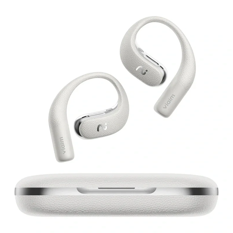 VIAIM Open Note AI Earbuds with Voice Recorder (Gray)