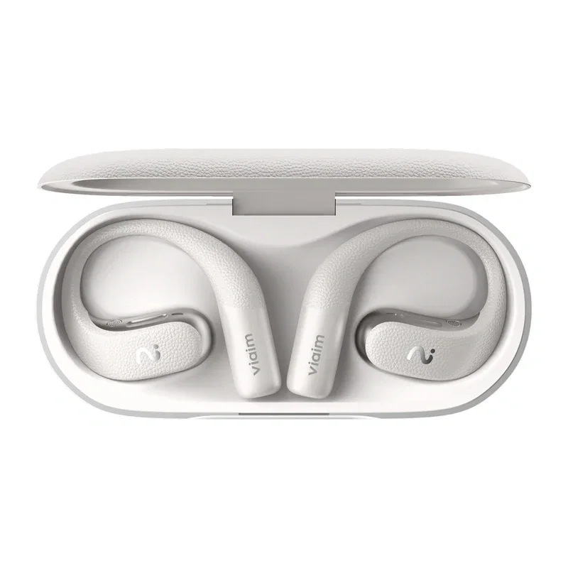 VIAIM Open Note AI Earbuds with Voice Recorder (Gray)