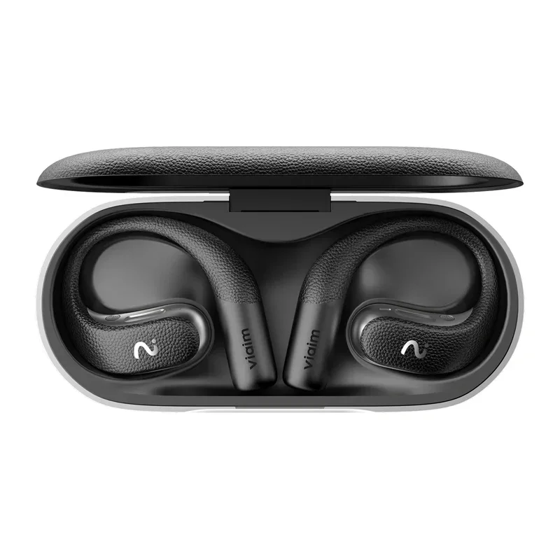 VIAIM Open Note AI Earbuds with Voice Recorder (Black)