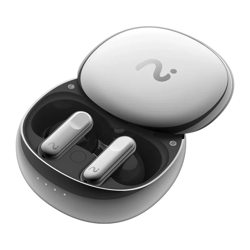 VIAIM Nano+ AI Earbuds with Voice Recorder (Silver)
