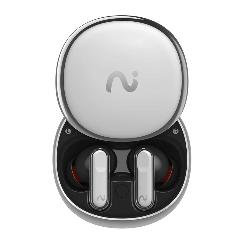 VIAIM Nano+ AI Earbuds with Voice Recorder (Silver)