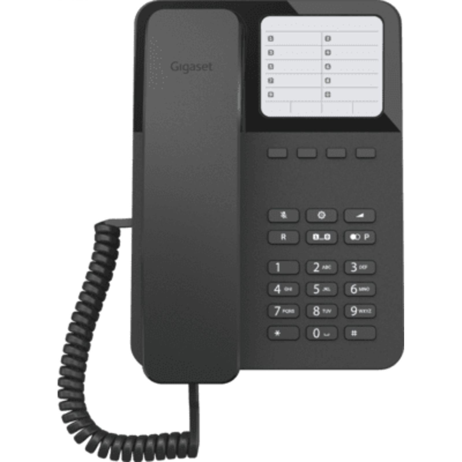 Gigaset DESK 400 Black Analog Phone
