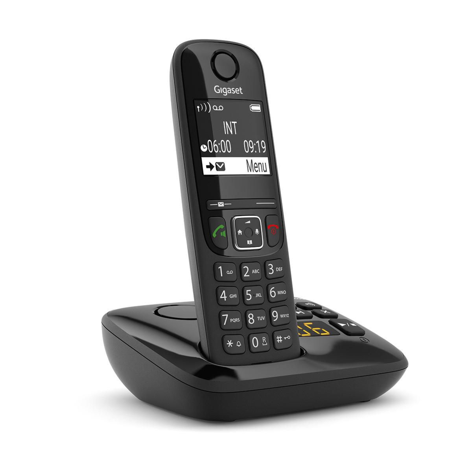 Gigaset S690A Cordless Telephone Answering Machine with Caller ID Black