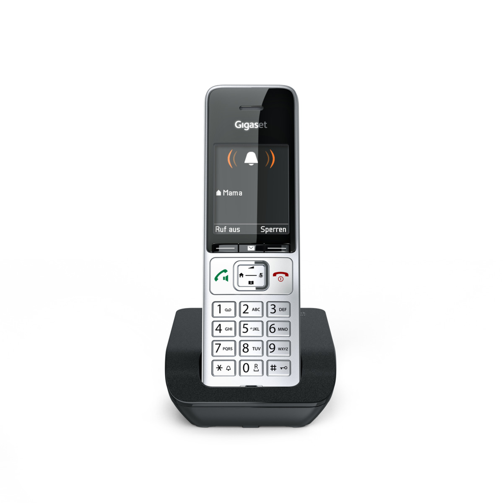 Gigaset COMFORT 500 Silver Black