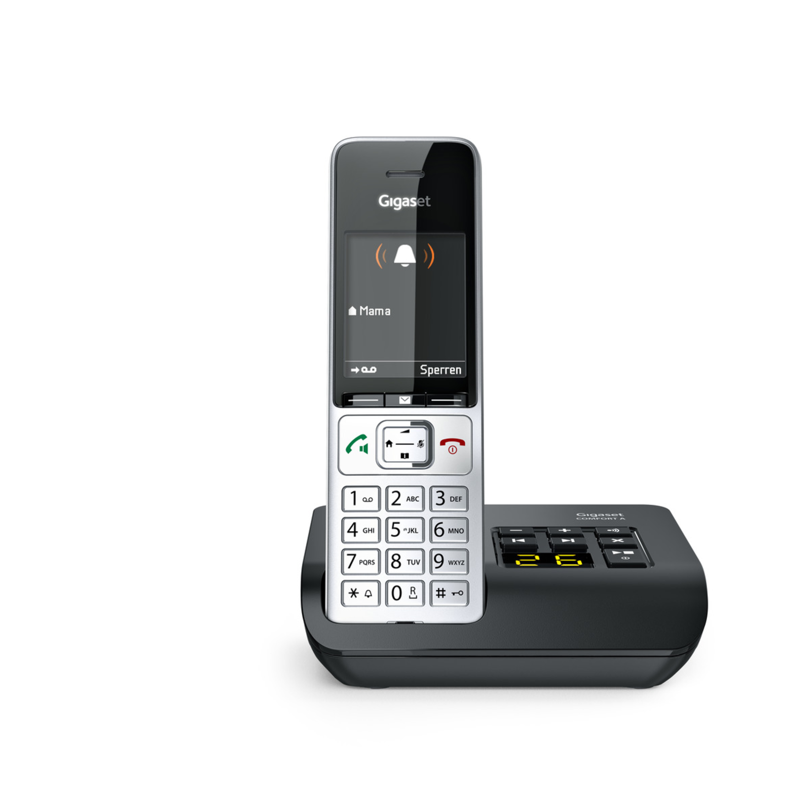 Gigaset COMFORT 500A Silver Black