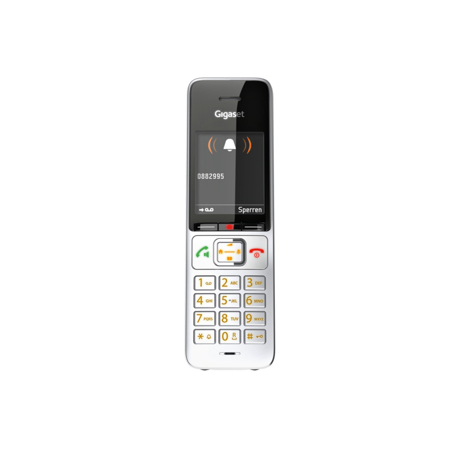 Gigaset COMFORT 500A Silver Black